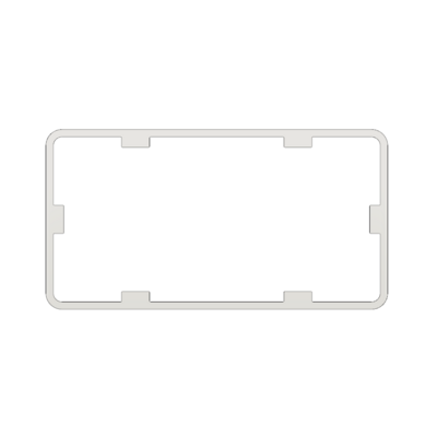10-9550-0-12IN MODULAR SOLUTIONS EXTRUDED PROFILE<br>95MM X 50MM PROFILE SLEAVE FOR 45MM X 90MM PROFILE, CUT TO THE LENGTH OF 12 INCH